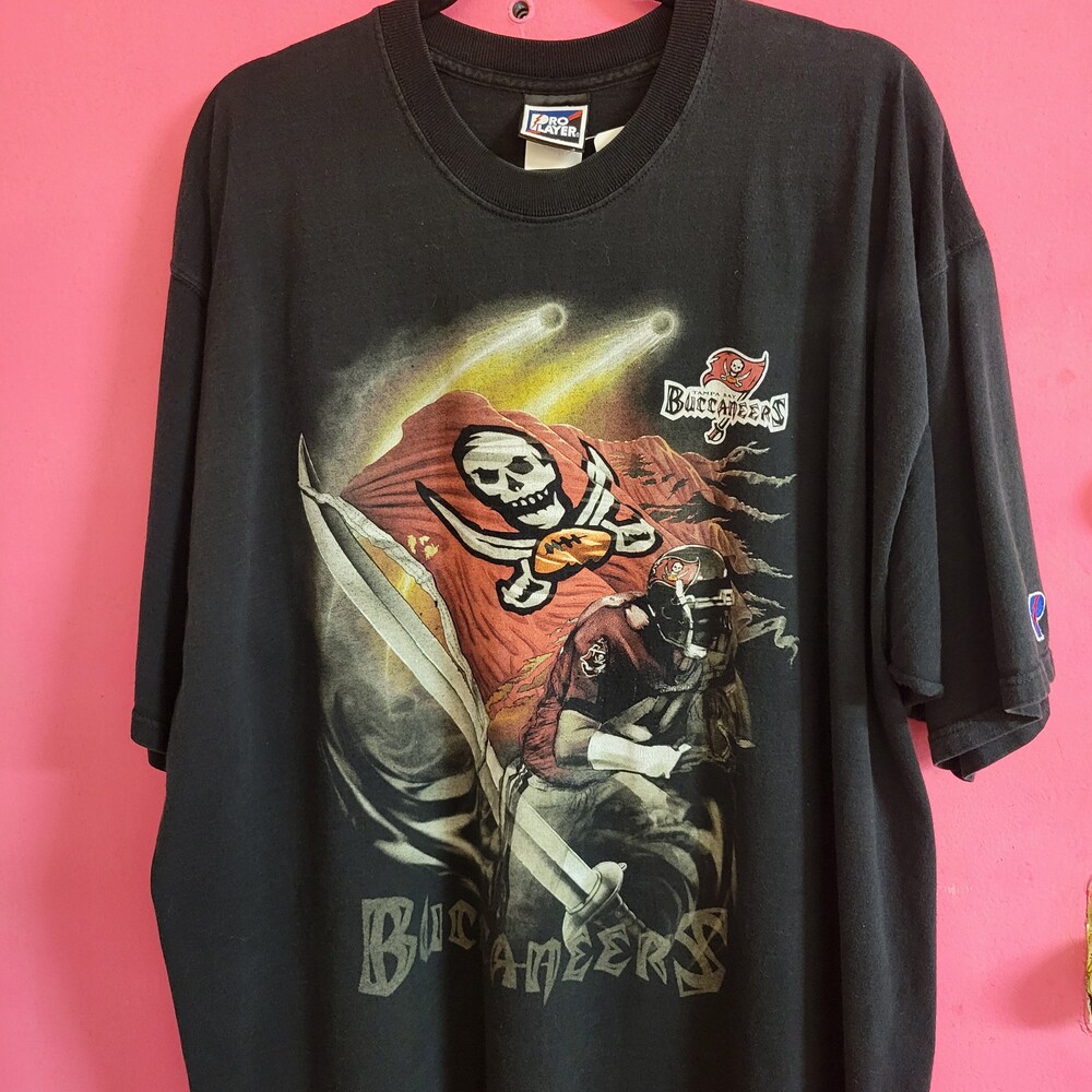 Pro Player Tampa Bay Buccaneers XXL Black Vintage 90s y2k football